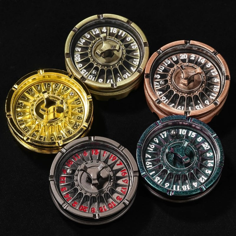 Spinning Steel Ball D20 Roulette Dice | Unique Metal DND Dice Spinner