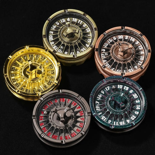 Spinning Steel Ball D20 Roulette Dice | Unique Metal DND Dice Spinner