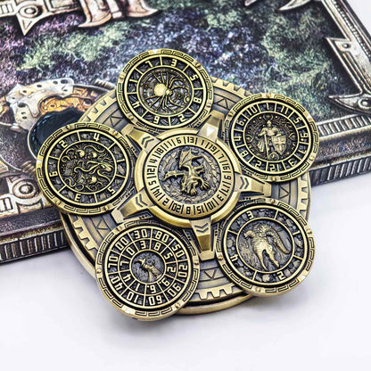 Ember Dice Sigil #001 The Array | 7-in-1 Planetary Spinner DND Dice