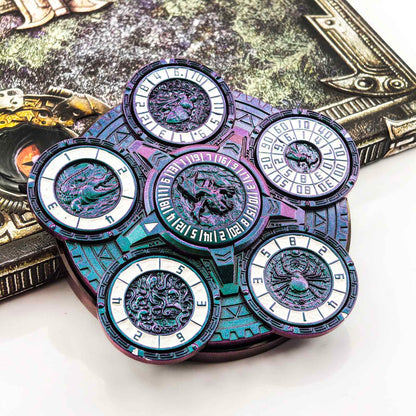 Ember Dice Sigil #001 The Array | 7-in-1 Planetary Spinner DND Dice