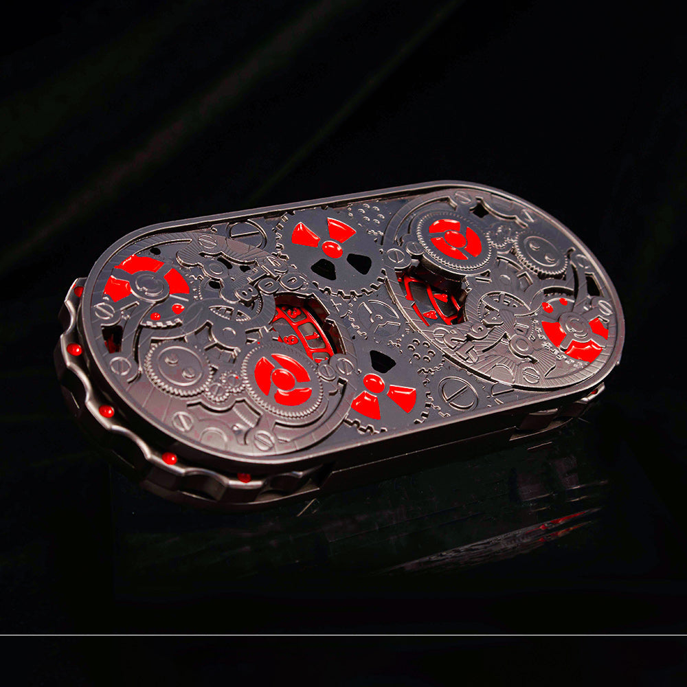 Ember Dice Artifact #O01 7-in-1 Gearforged Spinner DND Dice