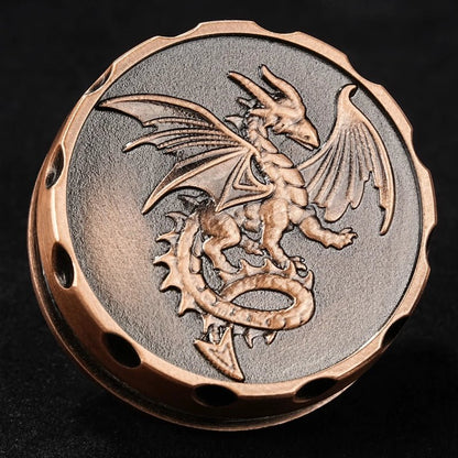 Spinning Steel Ball D20 Roulette Dice | Unique Metal DND Dice Spinner