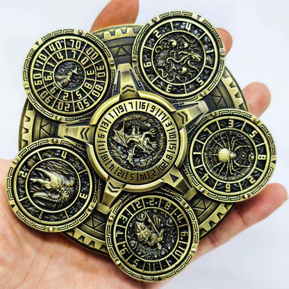 Ember Dice Sigil #001 The Array | 7-in-1 Planetary Spinner DND Dice