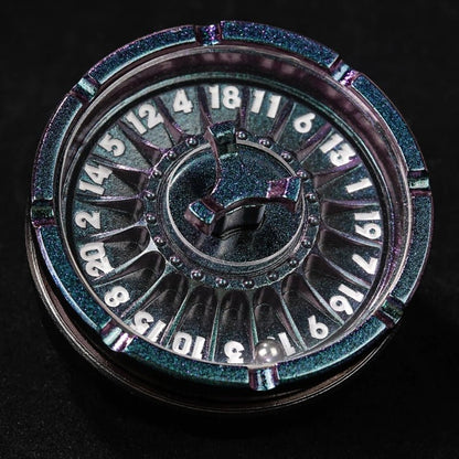 Spinning Steel Ball D20 Roulette Dice | Unique Metal DND Dice Spinner
