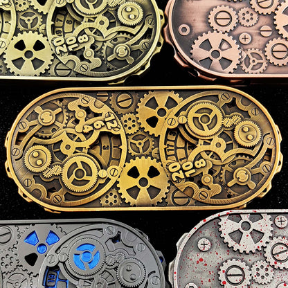 Ember Dice Artifact #O01 7-in-1 Gearforged Spinner DND Dice