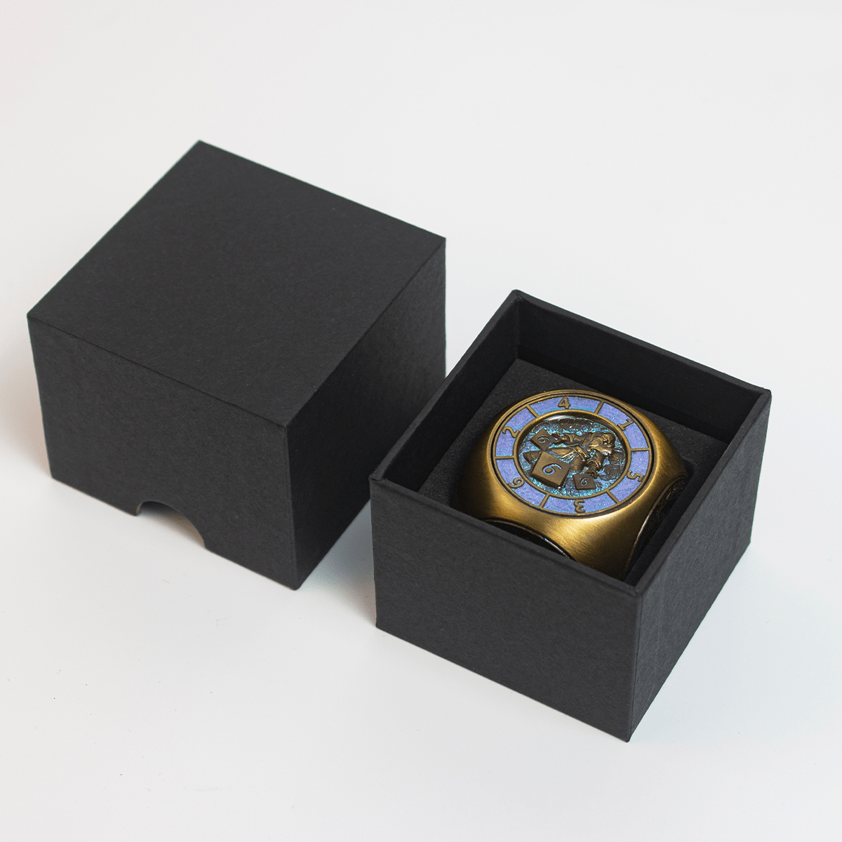Ember Dice Relic #O02 7-in-1 Monster Cube Spinner DND Dice