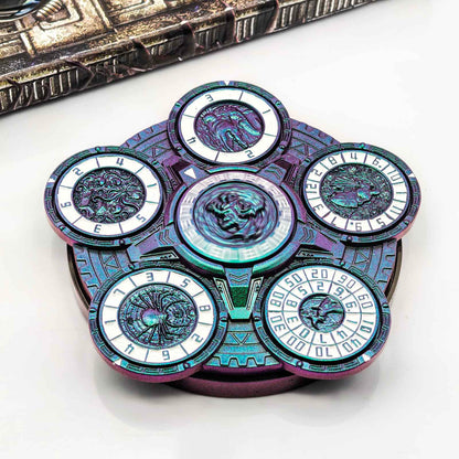 Ember Dice Sigil #001 The Array | 7-in-1 Planetary Spinner DND Dice
