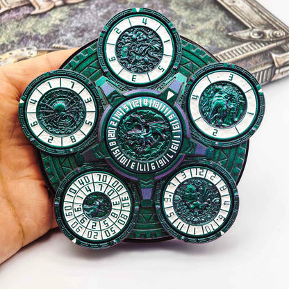 Ember Dice Sigil #001 The Array | 7-in-1 Planetary Spinner DND Dice