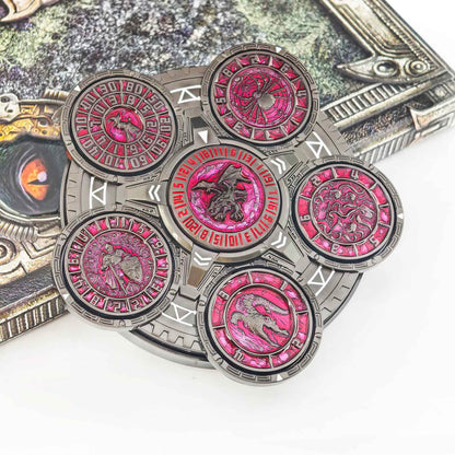 Ember Dice Sigil #001 The Array | 7-in-1 Planetary Spinner DND Dice