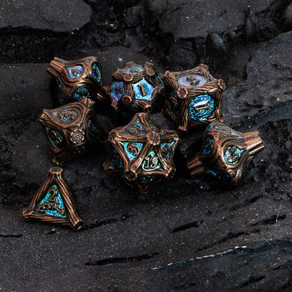 Ember Dice Timberbound No.1 - Premium Metal Dice Set