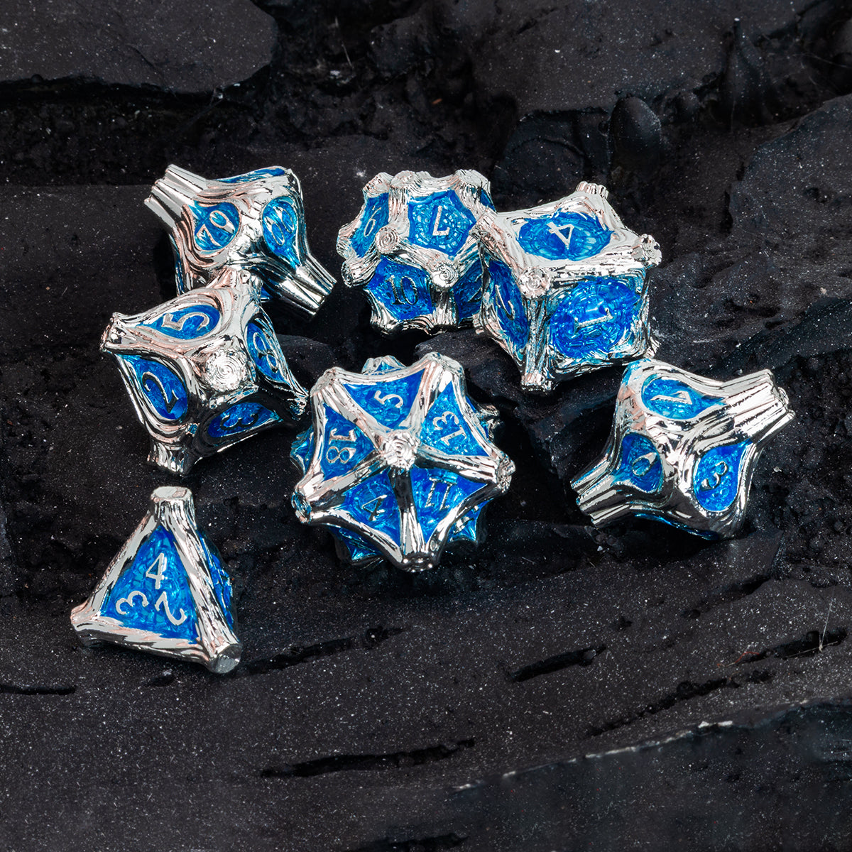 Ember Dice Timberbound No.1 - Premium Metal Dice Set
