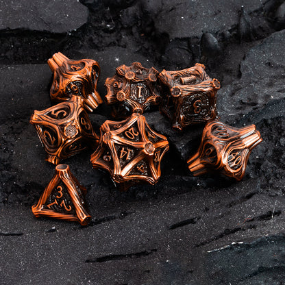 Ember Dice Timberbound No.1 - Premium Metal Dice Set