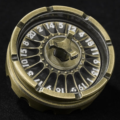 Spinning Steel Ball D20 Roulette Dice | Unique Metal DND Dice Spinner