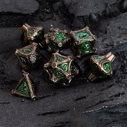 Ember Dice Timberbound No.1 - Premium Metal Dice Set