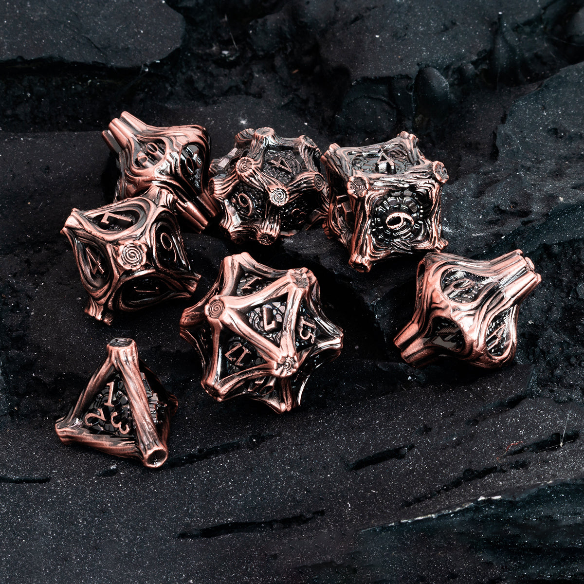 Ember Dice Timberbound No.1 - Premium Metal Dice Set