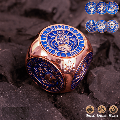 Ember Dice Relic #O02 7-in-1 Monster Cube Spinner DND Dice