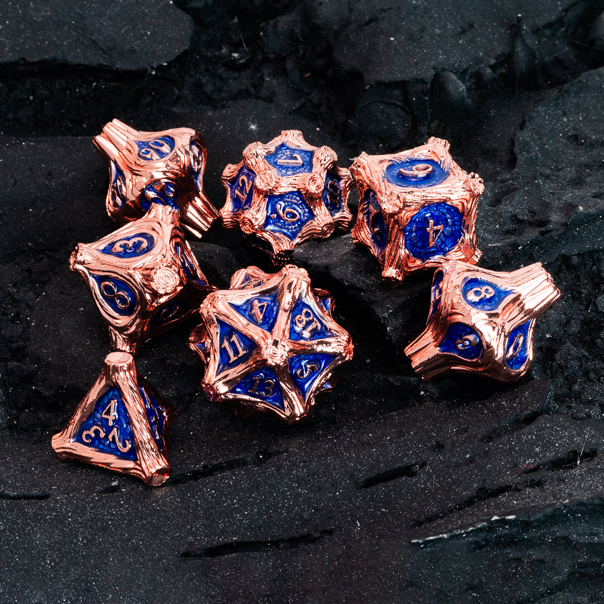 Ember Dice Timberbound No.1 - Premium Metal Dice Set